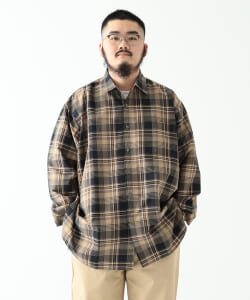 ▲BEAMS JAPAN / ミニレギュラー ルーズ チェック シャツ