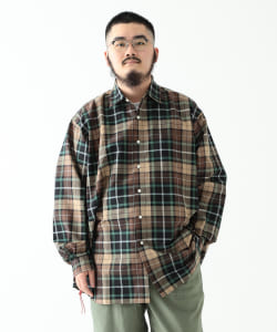▲BEAMS JAPAN / ミニレギュラー ルーズ チェック シャツ