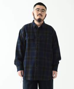 BEAMS JAPAN / ベンチレーション インディゴ チェック シャツ