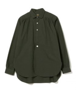 ▲NEEDLES / Round Collar EDW Shirt Tartan Plaid