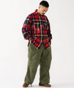 ▲ENGINEERED GARMENTS / WORK SHIRT COTTON BIG MADRAS