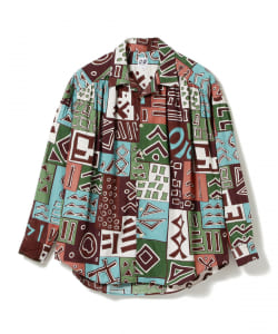 ▲AiE / Cotton Art Block Check Print Painter Shirt