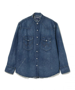 ▲Wrangler / Paint Remake Western Shirt