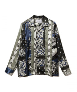 ▲NOMA t.d. / Patchwork Stripe Shirt