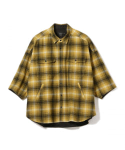 ROTOL /  Melton Ombre CPO Half Sleeve Shirt