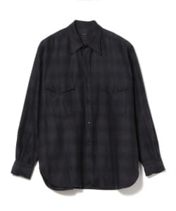▲COMOLI / Wool Silk Work Shirt