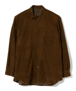 ▲COMOLI / Suede Comoli Shirt