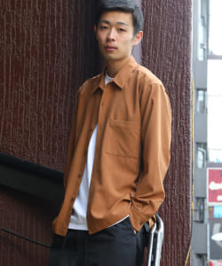 ▲BEAMS / Reflax(R) ミニレギュラー ルーズシャツ