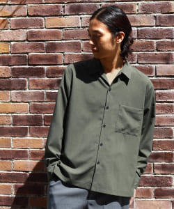 ▲BEAMS / Reflax(R) ミニレギュラー ルーズシャツ