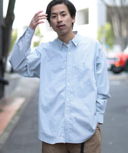 BEAMS / グラフチェック イージーフィット シャツ