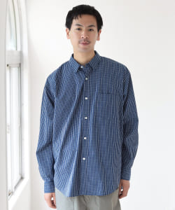 BEAMS / グラフチェック イージーフィット シャツ