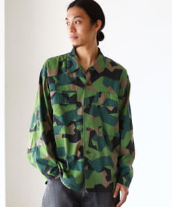 ▲BEAMS / カモフラージュ ユーティリティ イージフィット シャツ