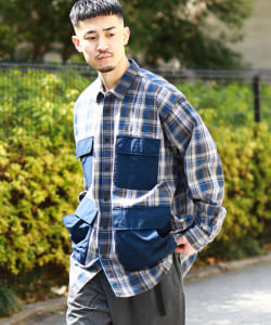 ▲BEAMS / ルーズフィット マウンテンシャツ