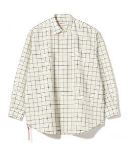▲BEAMS JAPAN / ミニレギュラー チェック ルーズ シャツ