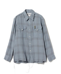 ▲DAIRIKU / Dallas Triple Gauze Frill Chec