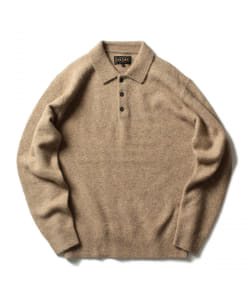 ▲BEAMS PLUS / ニット ポロシャツ