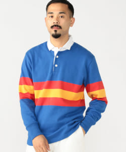 ▲ROWING BLAZERS / BLUE, RED, & GOLD RUGBY SHIRT
