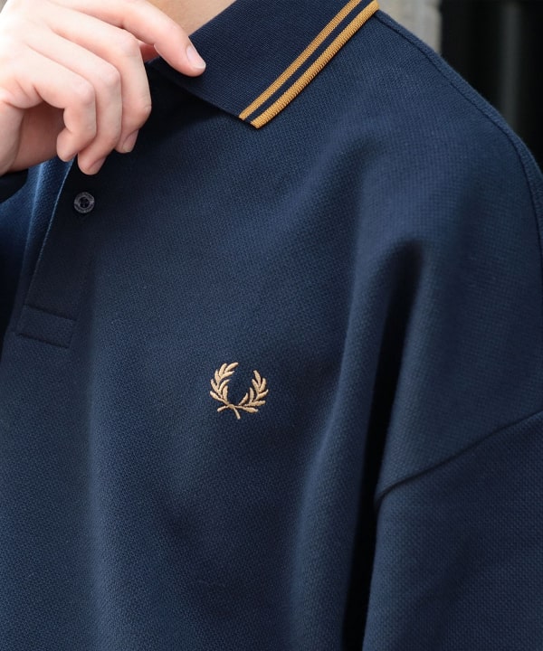 BEAMS BEAMS FRED PERRY × BEAMS / Special order Pique Long Sleeve 