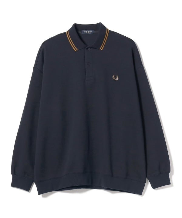 BEAMS（ビームス）FRED PERRY × BEAMS / 別注 ピケ ロングスリーブ ...