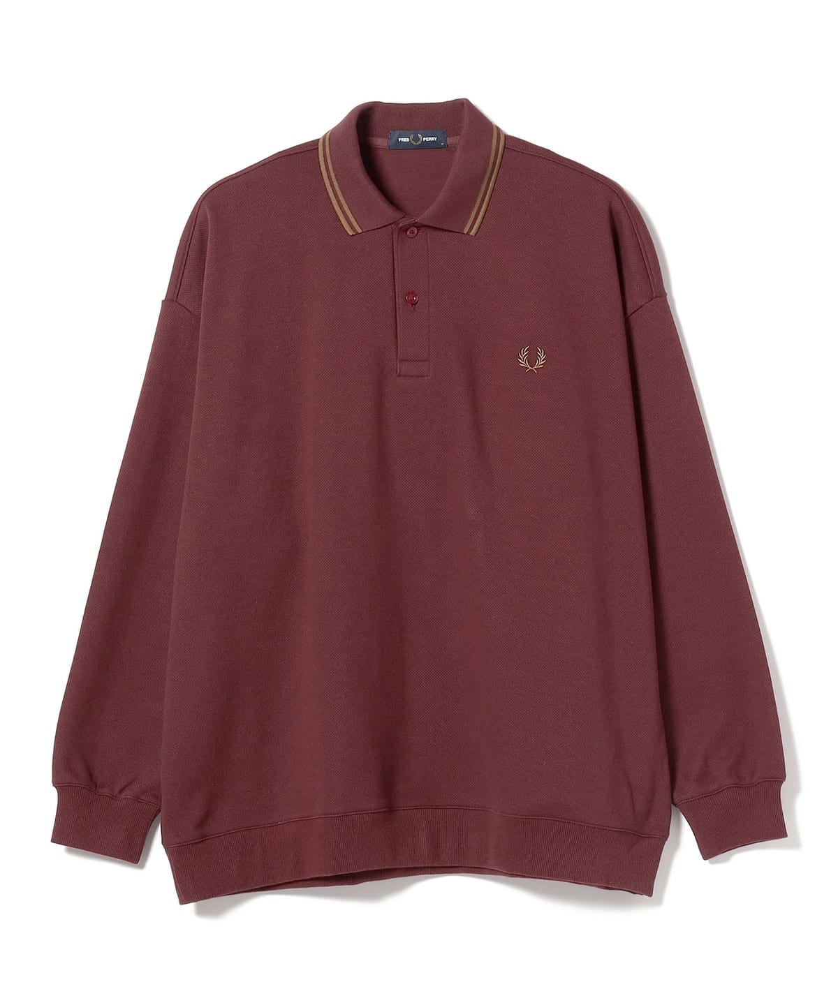 FRED PERRY × BEAMS / Special order Pique Long Sleeve Polo Shirt