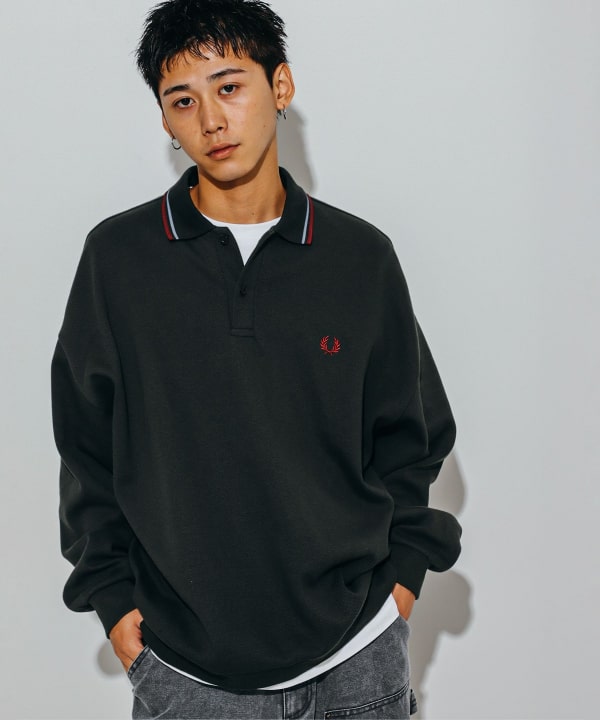 BEAMS（ビームス）【別注】FRED PERRY / ピケ スウェット シャツ（シャツ・ブラウス ポロシャツ）通販｜BEAMS