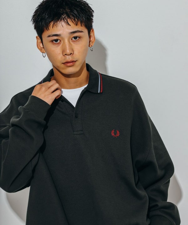 BEAMS（ビームス）【別注】FRED PERRY / ピケ スウェット シャツ（シャツ・ブラウス ポロシャツ）通販｜BEAMS