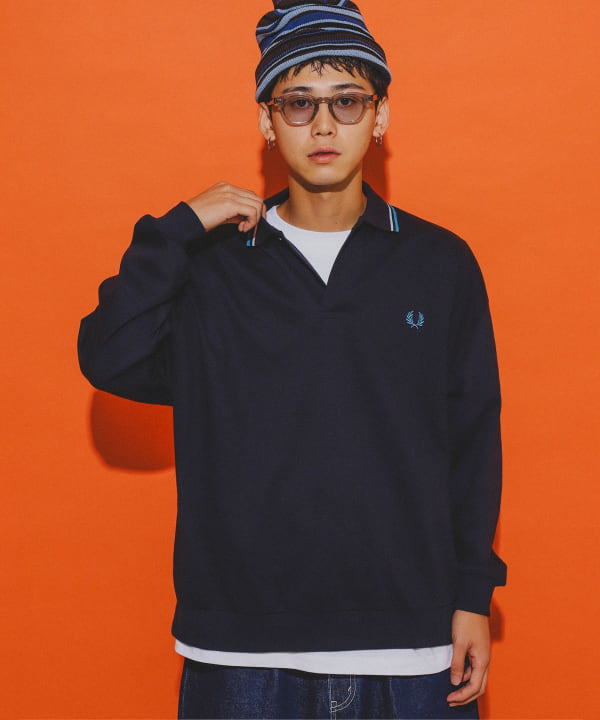 BEAMS（ビームス）【12/5新規値下げ】【別注】FRED PERRY / ピケ スウェット ポロシャツ（シャツ・ブラウス ポロシャツ）通販｜ BEAMS