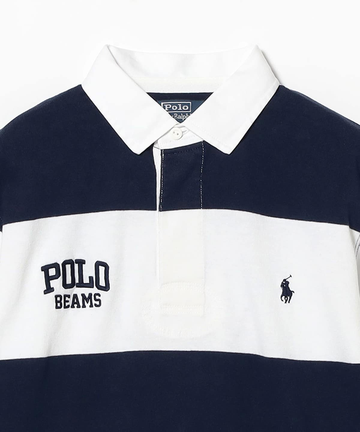 H*9様 BEAMS別注 ラルフローレンポロシャツM グレー 定価17,600円 BEAMS（ビームス）【別注】POLO RALPH LAUREN / LS RUGBY SHIRT