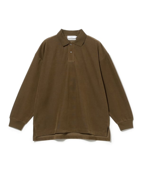 Graphpaper / Pique Velour Jersey L/S Polo