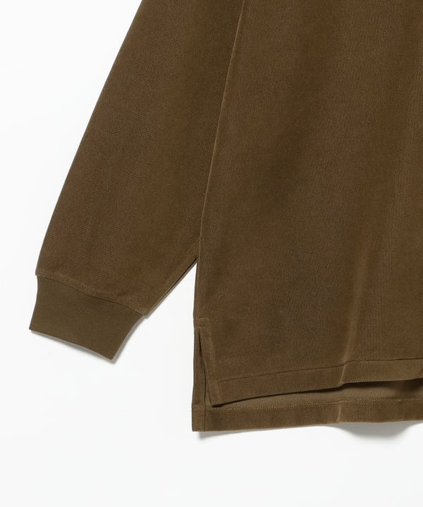 Graphpaper / Pique Velour Jersey L/S Polo