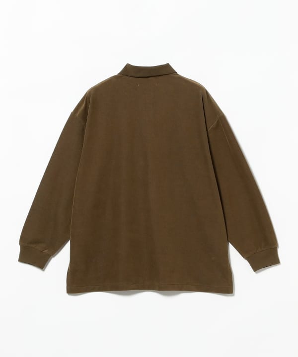 Graphpaper / Pique Velour Jersey L/S Polo