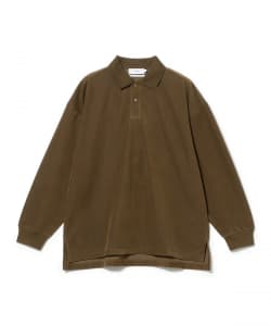 Graphpaper / Pique Velour Jersey L/S Polo