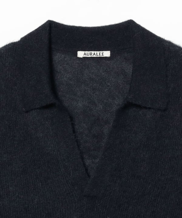 BEAMS（ビームス）AURALEE / BABY SURI ALPACA SHEER KNIT SKIPPER
