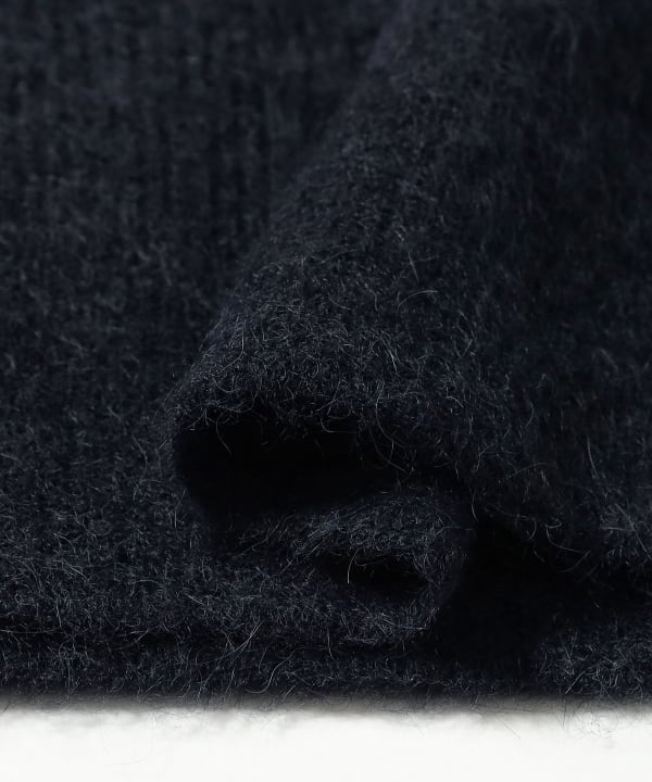 AURALEE / BABY SURI ALPACA 透明针织跳跳马球衫