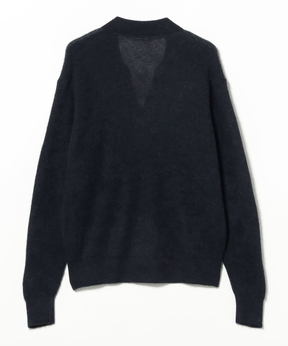 BEAMS (BEAMS) AURALEE / BABY SURI ALPACA SHEER KNIT SKIPPER POLO
