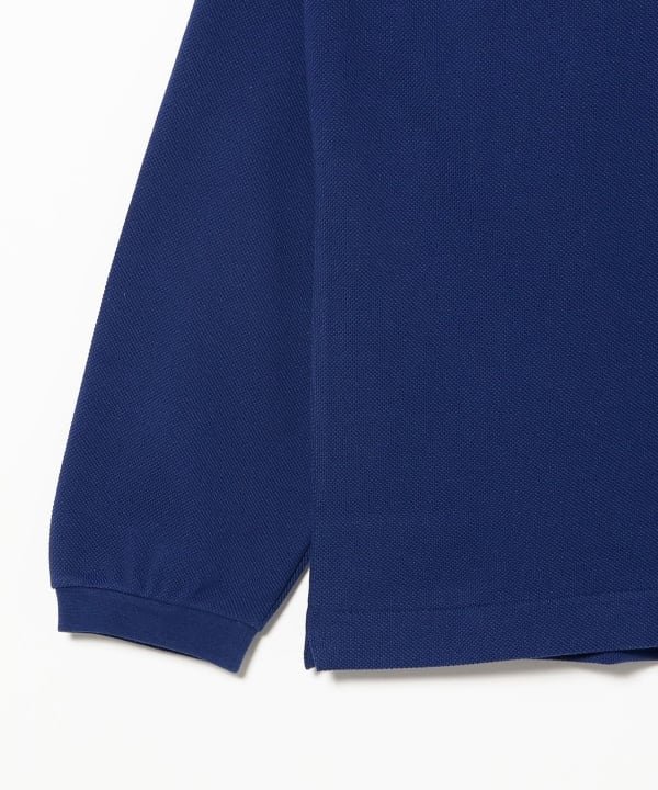 【別注】LACOSTE / ヘビーカノコ ロングスリーブ ポロ 手元を引き締めるタフな袖リブ
