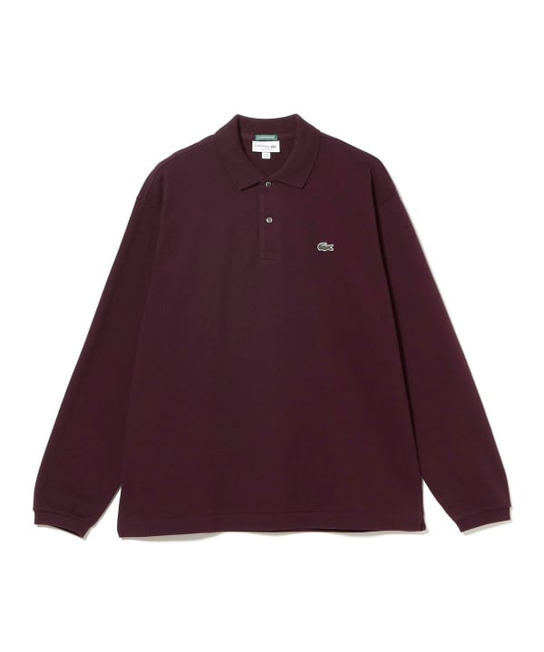 【別注】LACOSTE / ヘビーカノコ ロングスリーブ ポロ 細部まで拘り抜いたオリジナルボタン