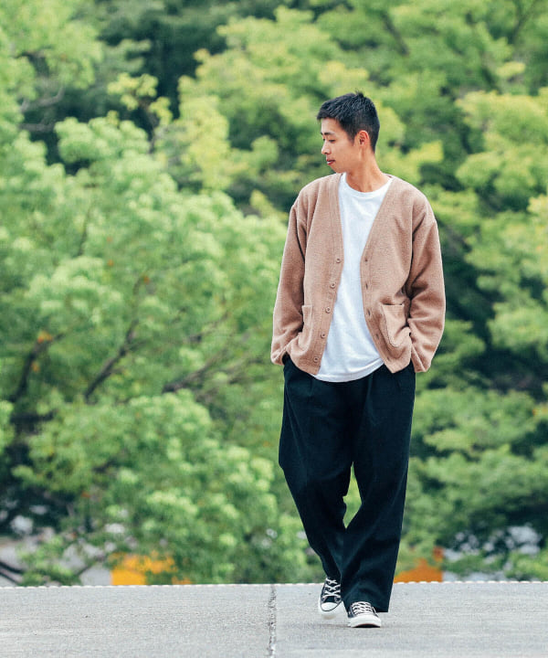 BEAMS(ビームス)BEAMS / ブラッシュド スウェット カーディガン ...