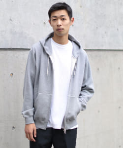 ▲BEAMS / ジップアップ スウェット パーカ