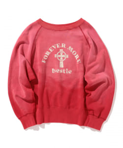 ▲ANTI VINTAGE / COLOR FLOCKY CREWNECK SWEAT