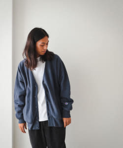 ▲Champion × BEAMS / 別注 Sweat Cardigan