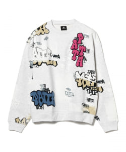 PATTA / Graffiti Boxy Pocket Crewneck Sweater