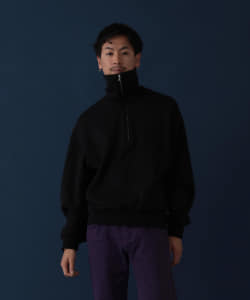 ▲VAPORIZE / Half Zip Sweat