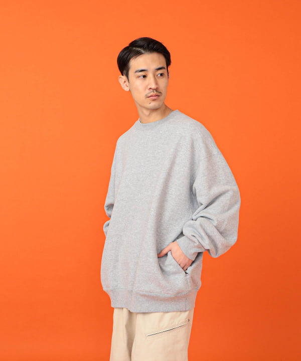 BEAMS [BEAMS] BEAMS / Wide Crew Neck Sweat (Top Sweat) Mail Order 