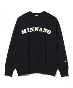 Champion × MIN-NANO × BEAMS / 別注 Arch Logo Crewneck Sweat