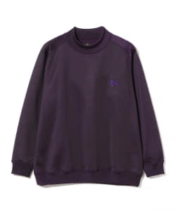 ▲NEEDLES / L/S MOCK NECK TEE - C/PE BRIGHT JERSEY