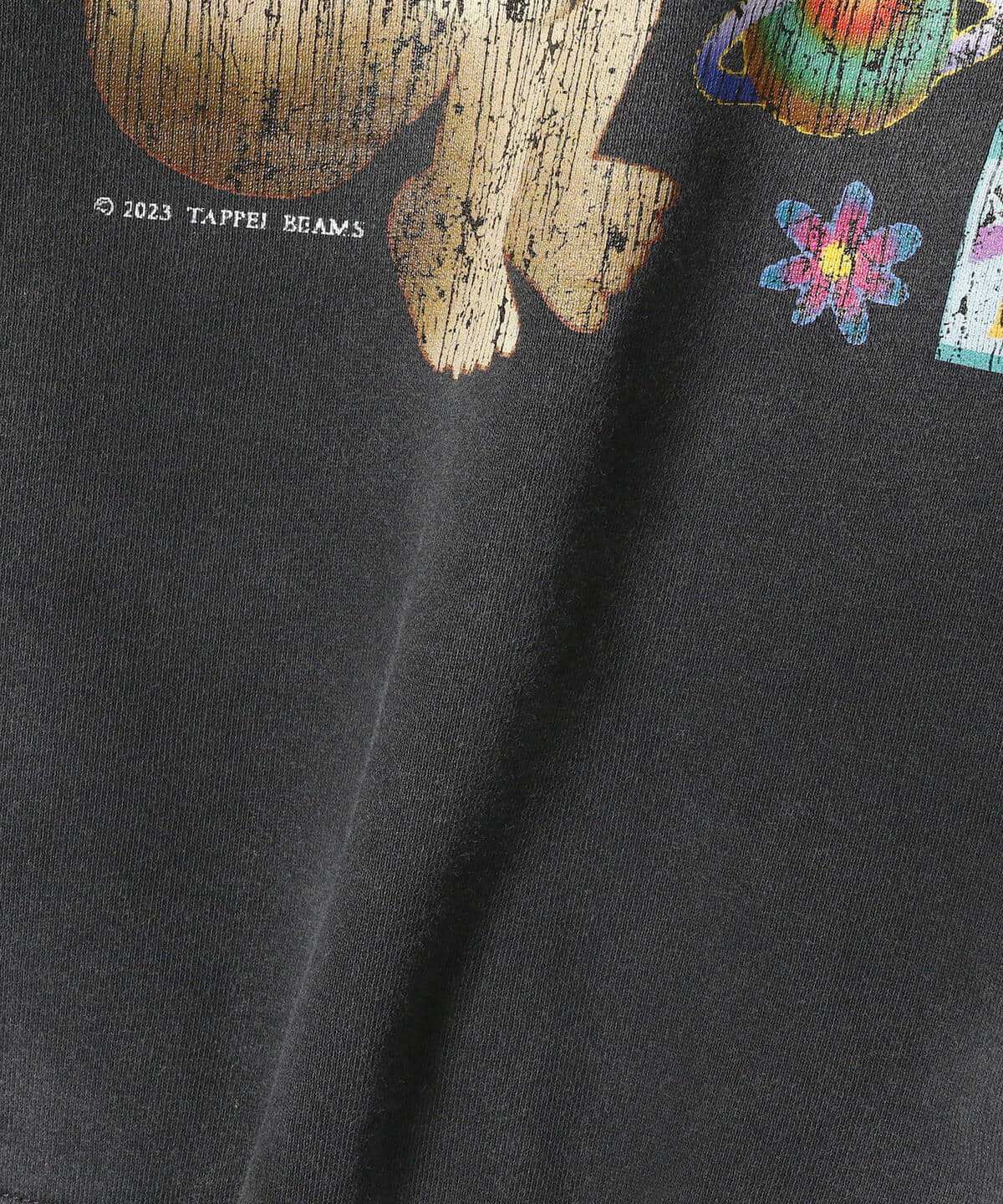 BEAMS（ビームス）TAPPEI × BEAMS / DAMEGE FLOCKY PRINT CREWNECK