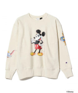 ▲Champion × BEAMS / Disney 100th Collection Crewneck Sweat
