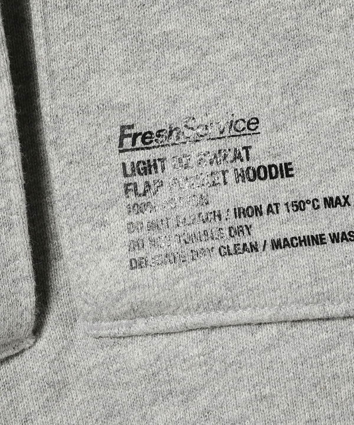 FreshService×BEAMS別注 FLAP POCKET HOODIE