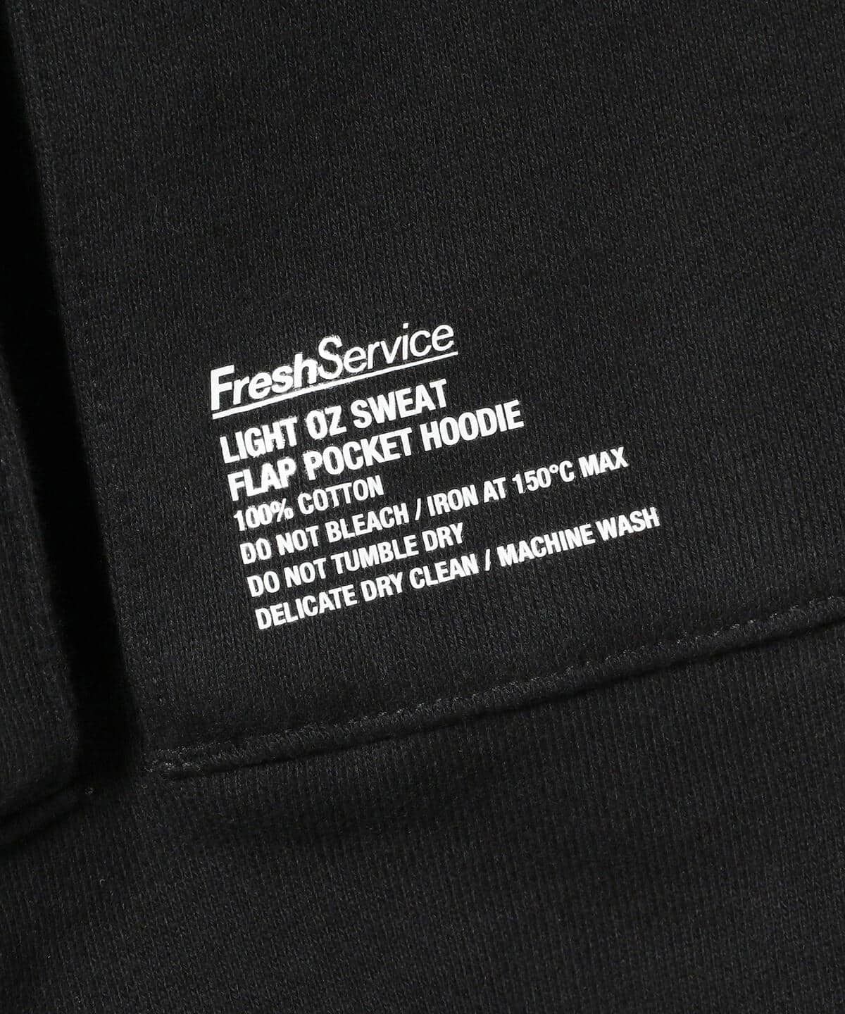 FreshService×BEAMS別注 FLAP POCKET HOODIE